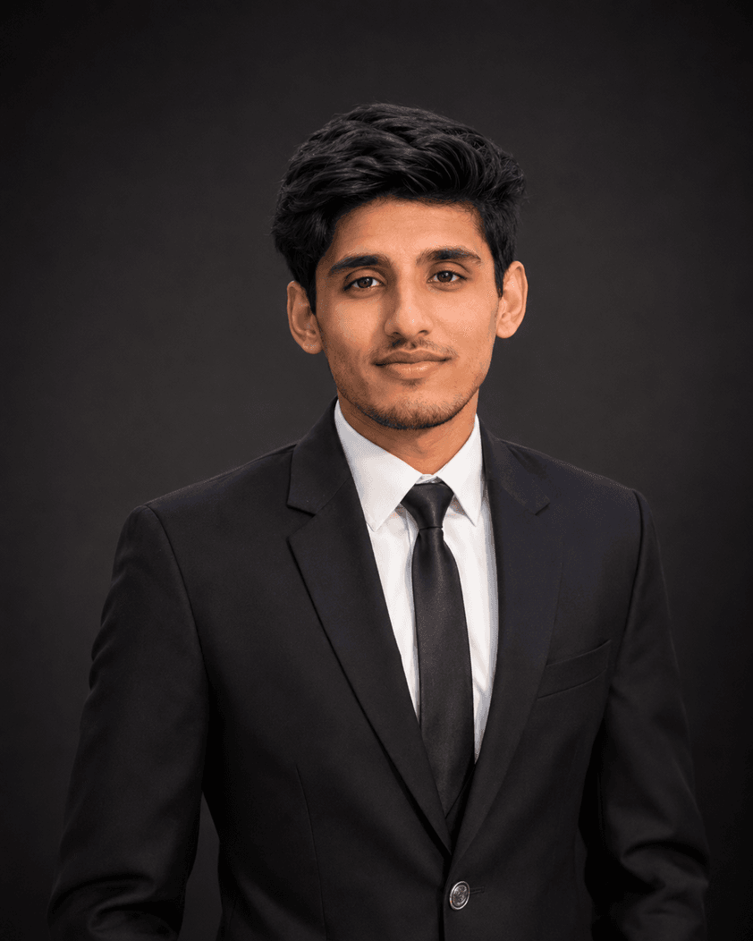 Portrait of Faizan Raheem, Automation & Applied AI Engineer at StackSmith Labs